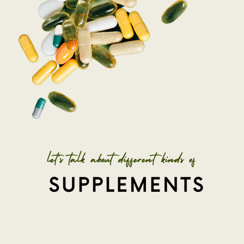 Neutral Cream Simple Minimalist Clean Vitamins Supplement Instagram Post